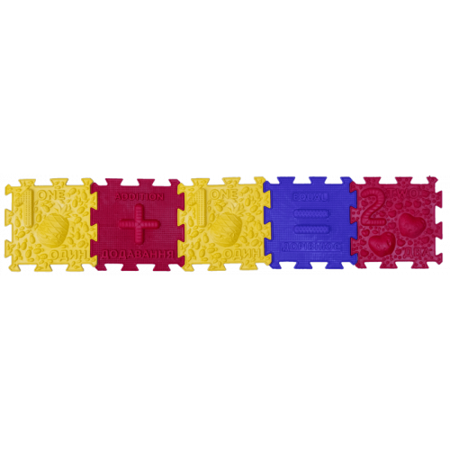 Masažinis kilimėlis „Puzzle Ortek Mathematics 32 moduliai