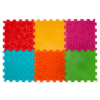 Ortopedinis masažinis kilimėlis „Ortek Mix Puzzle“ 6 elementai