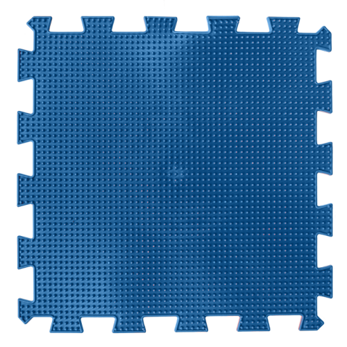 Masažinis ortopedinis kilimėlis „Puzzle Mix““ 6 elmentai (Mėlynas)