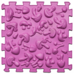 Masažinis ortopedinis kilimėlis „Puzzle Mix Grybai“ 1 elementas