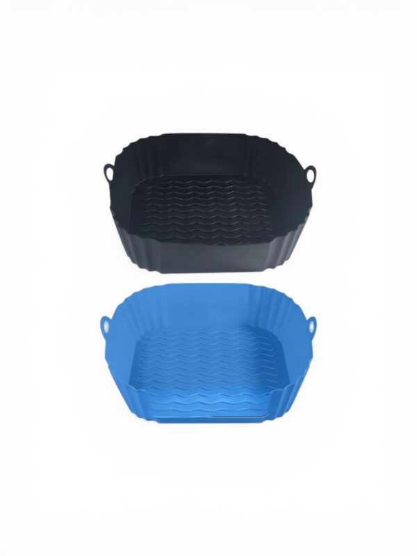 Karšto oro gruzdintuvės silikoninė kepimo forma 2 vnt (kvadratinė)