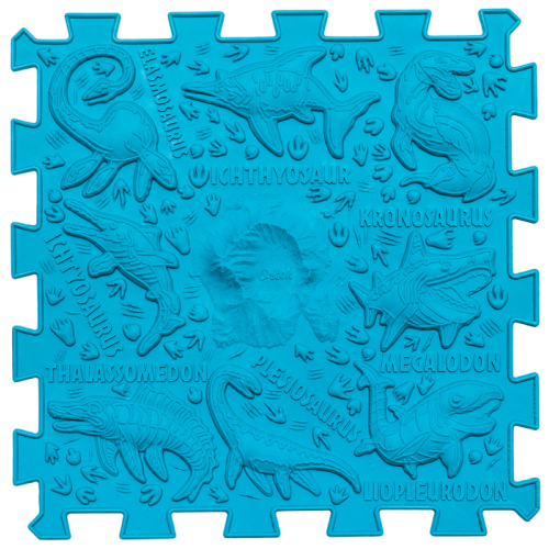 Masažo kilimėlis „Ortek Dinosaurs Puzzle 12 elementai