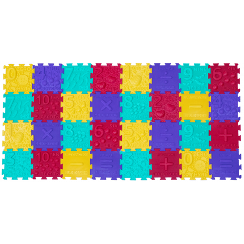 Masažinis kilimėlis „Puzzle Ortek Mathematics 32 moduliai