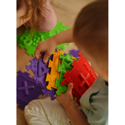 Masažinis kilimėlis „Puzzle Ortek Mathematics 32 moduliai