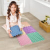 Masažinis kilimėlis „Puzzle Mix Pastel“ 6 elementai