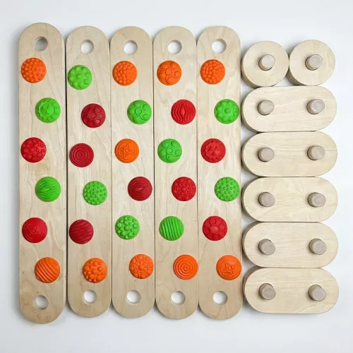 Balansavimo takas su masažo elementais ir balanso lenta