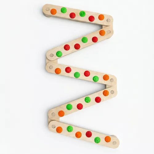 Balansavimo takas su masažo elementais ir balanso lenta