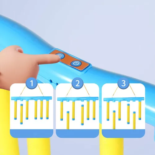 Reakcijos treniruočių žaislas su krentančiomis lazdomis "Pagauk!"