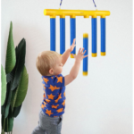 Reakcijos treniruočių žaislas su krentančiomis lazdomis "Pagauk!"