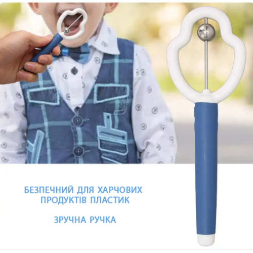 Liežuvio galiuko mankštos prietaisas logopedinei terapijai «Ortek»