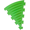 volny-500x500-2.png Ortopedinis sensorinis kilimėlis Ortek Dėlionė (16 kv. elementų + 10 trikampių)