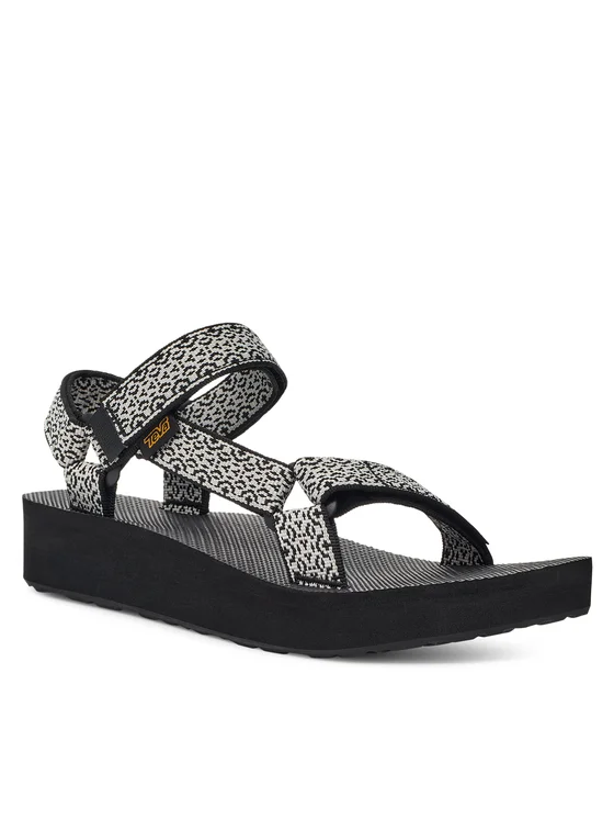 TEVA sandalai Originals Midform moterims (Juoda/Balta)