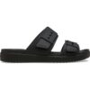 Crocs™ Brooklyn Buckle Low tapkės moterims (Juodos)