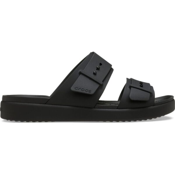 Crocs™ Brooklyn Buckle Low tapkės moterims (Juodos)