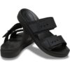 Crocs™ Brooklyn Buckle Low tapkės moterims (Juodos)