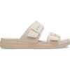 Crocs™ Brooklyn Buckle Low tapkės moterims (Kreminės/Quartz)
