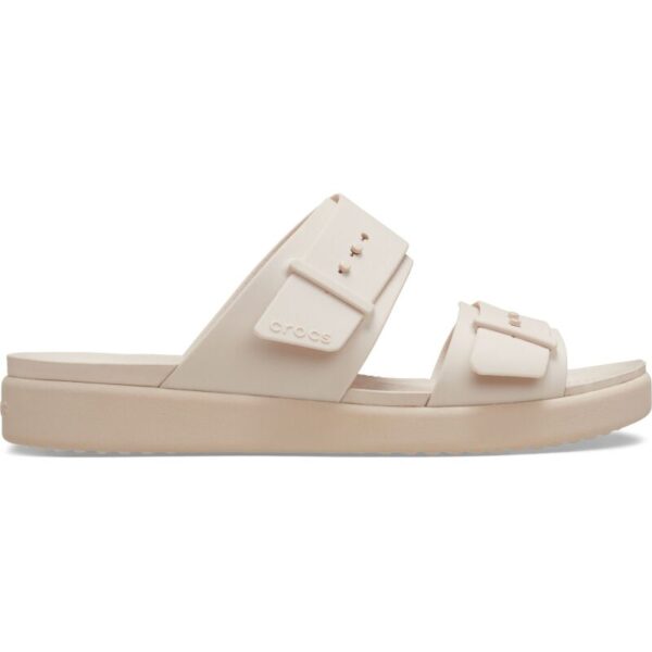 Crocs™ Brooklyn Buckle Low tapkės moterims (Kreminės/Quartz)