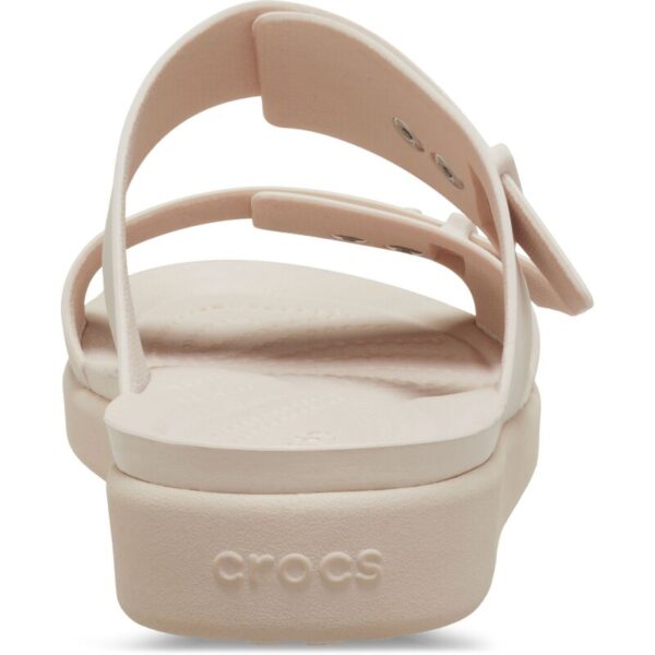 Crocs™ Brooklyn Buckle Low tapkės moterims (Kreminės/Quartz)