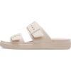 Crocs™ Brooklyn Buckle Low tapkės moterims (Kreminės/Quartz)