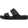 Crocs™ Brooklyn Buckle Low tapkės moterims (Juodos)