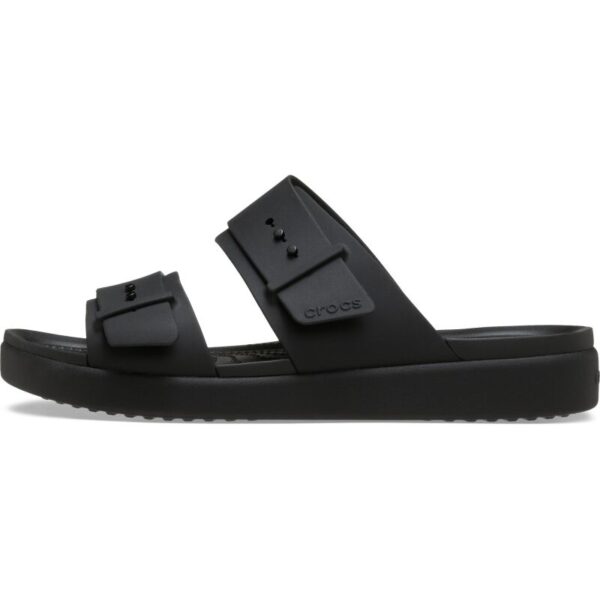 Crocs™ Brooklyn Buckle Low tapkės moterims (Juodos)