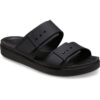 Crocs™ Brooklyn Buckle Low tapkės moterims (Juodos)