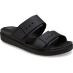 crocs-brooklyn-buckle-low-tapkes-klasikines-juodos Crocs™ Brooklyn Buckle Low tapkės moterims (Juodos)