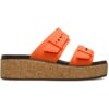 Crocs™ Brooklyn Ork Buckle tapkės (Oranžinė/Ruda)