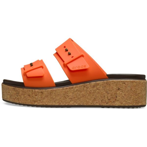 Crocs™ Brooklyn Ork Buckle tapkės (Oranžinė/Ruda)