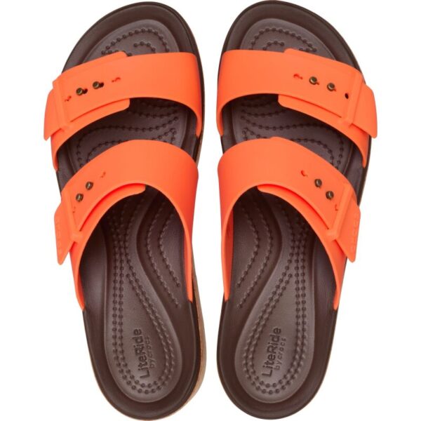 Crocs™ Brooklyn Ork Buckle tapkės (Oranžinė/Ruda)