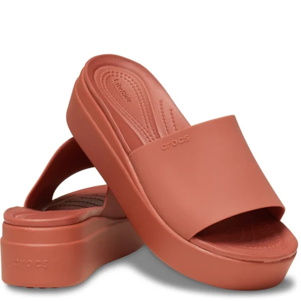Crocs™ Brooklyn Slide klasikinės tapkės (Rudos)