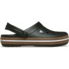 crocs-crocband-gum-clog-black CROCS Crocband klumpės unisex (Juoda/Ruda)