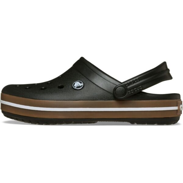 crocs-crocband-klumpes-juodos-rudos CROCS Crocband klumpės unisex (Juoda/Ruda)