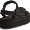 TEVA sandalai Flatform Universal moterims (Juodos)