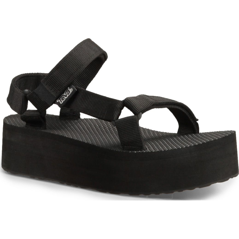 TEVA sandalai Flatform Universal moterims (Juodos)