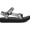 TEVA sandalai Originals Midform moterims (Miško raštai Juoda/Balta)