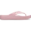 crocs-baya-platform-flip-petal-pink Crocs™ Baya Platform Sandal šlepetės (Rožinės)