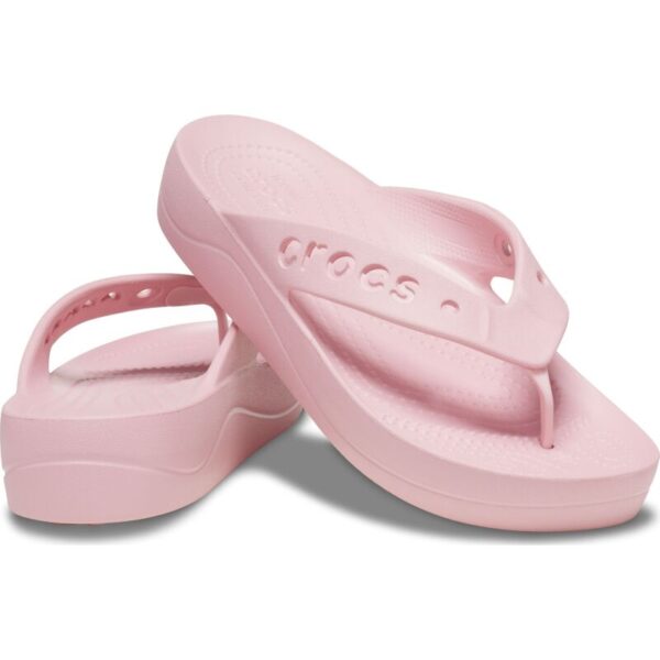 crocs-baya-platform-flip-slepetes-tapkes-per-pirsta Crocs™ Baya Platform Sandal šlepetės (Rožinės)