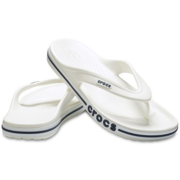 Crocs™ Bayaband Flip šlepetės (Baltos)