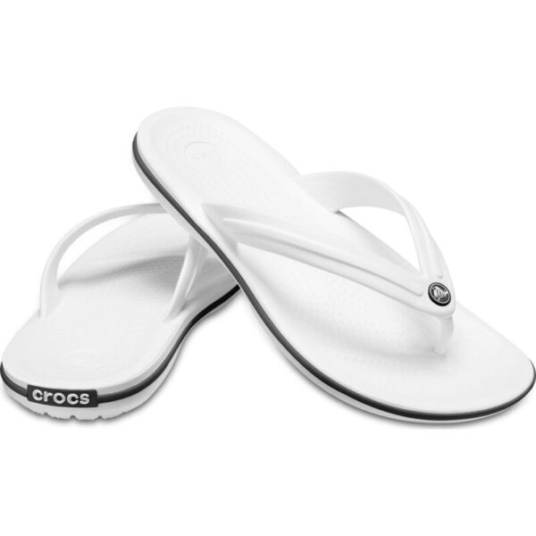 crocs-crocband-flip-baltos-unisex-baseino-tapkes Crocs™ Crocband Flip šlepetės (Unisex) (Kopija)