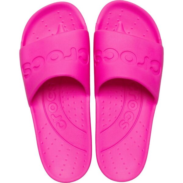 crocs-slide-pink-crush-basėeino-tapkes-rozines Crocs™ Slide šlepetės moterims (Rožinės)