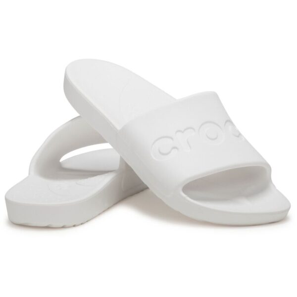 crocs-slide-tapkes-slepetes-moterims-baltos Crocs™ Slide šlepetės unisex (Baltos)