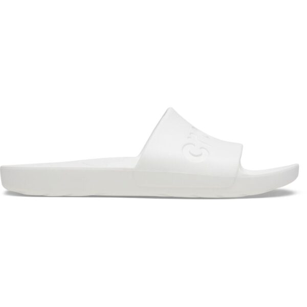 crocs-slide-white Crocs™ Slide šlepetės unisex (Baltos)
