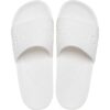 crocs-slide-white-baltos-slepetes Crocs™ Slide šlepetės unisex (Baltos)