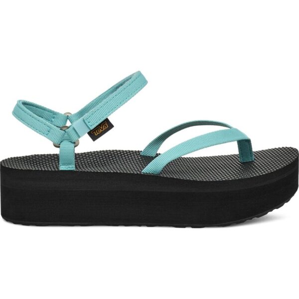 TEVA sandalai Originals Flatform Slim moterims (Juoda/Šviesiai mėlyna)