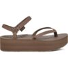 TEVA sandalai Originals Flatform Slim moterims (Rudos)
