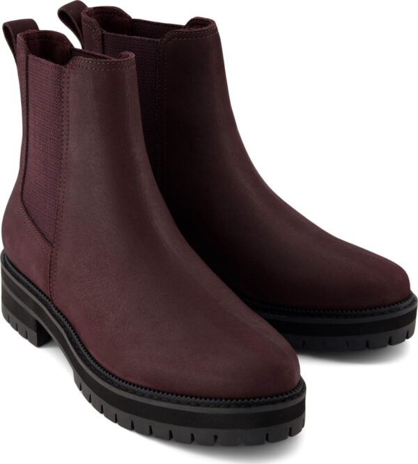 000b2bc10cf58b35af749cfb742eb428 TOMS LEATHER WOMEN'S BENNET BOOT 10021296 Plum