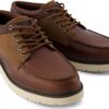 TOMS LEATHER/ WAXED CANVAS MEN'S BOOT 10021387 Brown