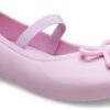 00fd75250391abe6f94eec0118416d22 Crocs™ Brooklyn Bow Flat Ballerina Pink