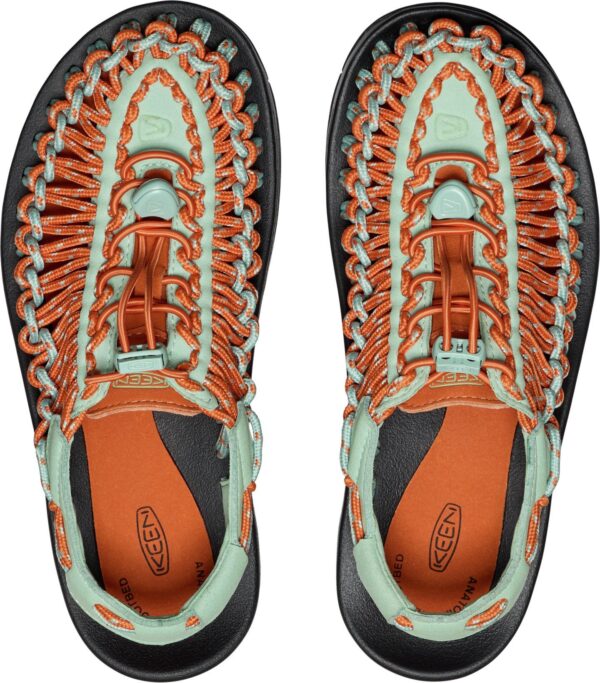 0195da95bfdbdd43673cbcf4d5e3f5fd Keen UNEEK WOMEN Granite Green/Gold Flame